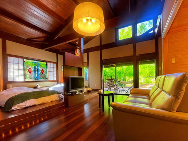 露天風呂付き離れ客室